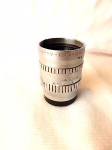 Bell & Howell Angenieux 3 Inch (75mm) f2.5 Lens C Mount Made in France. 