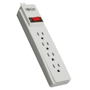 Tripp Lite 4 Outlet Home & Office Power Strip, 10ft Cord with 5-15P Plug (PS410) - Picture 1 of 1
