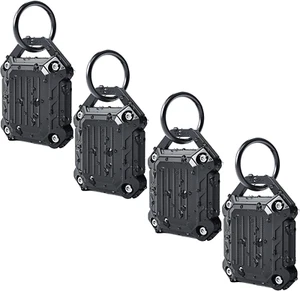 - Waterproof Airtag Keychain Holder Case,Screw Full Cover Compatible with Apple - Picture 1 of 12