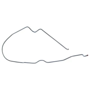 Fits 1976-79 Jeep CJ7 Front To Rear Brake Line Set Intermediate Center Stainless - Picture 1 of 9