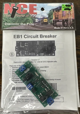NCE EB1 Circuit Breaker for DCC Systems - Version 1.1 NIP! - Image 1 of 4