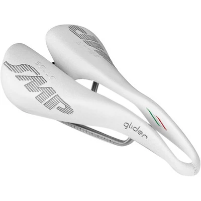 Sillín de carbono Selle SMP Glider blanco, 136 mm Foto 1 de 3