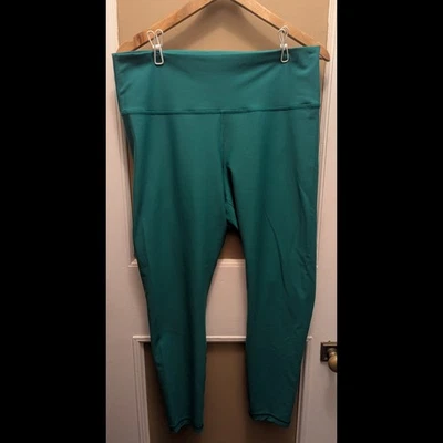 Women’s Old Navy Size XL Active Powersoft Green High Rise Leggings Go Dry - Image 1 of 3