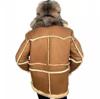 mens leatnher jacket - Image 1 of 3