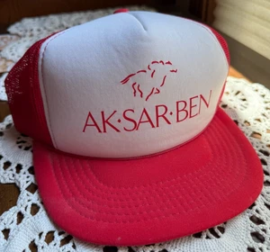 1987 Used Ak-Sar-Ben AkSarBen Red Hat Cap Omaha Nebraska NE - Picture 1 of 10