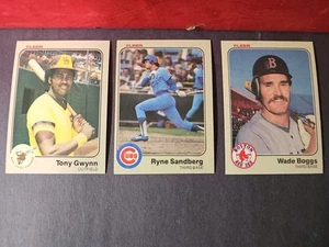 1983 Fleer Full Set 660 Cards Including Team Logo & Hat Stickers For All 26 Team - Picture 1 of 3
