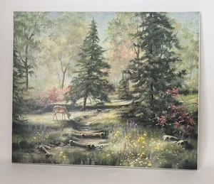 1994 MARTY BELL Woodland Garden 20”x 24” Canvas Litho w/ COA, Ltd Ed #1/750 - Picture 1 of 6