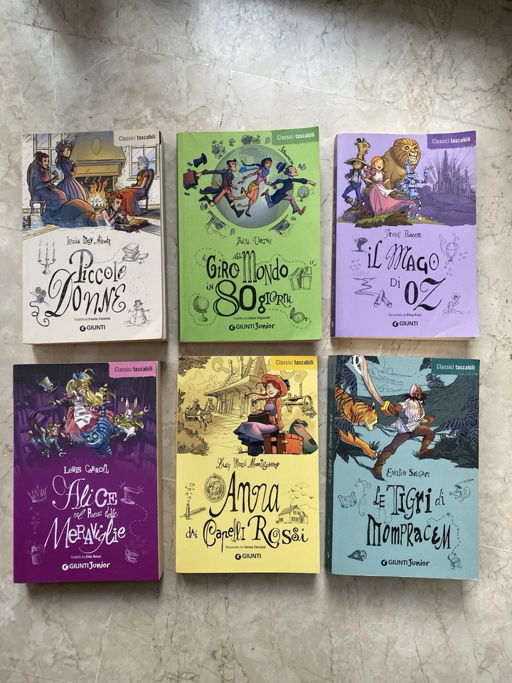 LOTTO 6 LIBRI PER RAGAZZI DELLA COLLANA “CLASSICI TASCABILI” - Immagine 1 di 4