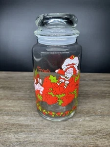Vintage Strawberry Shortcake Glas Kanister Glas 1980 - Bild 1 von 10
