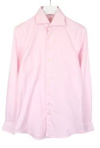 SUITSUPPLY Traveller Extra Slim Fit Formal Shirt Men's (UK) 40L Pink Cutaway - Picture 1 of 10