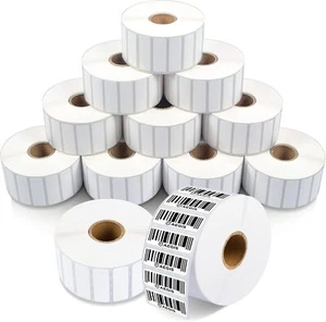 Aegis Adhesives - 1.5" X 0.5" Direct Thermal Labels, Perforated & Comp - Picture 1 of 7