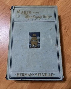Mardi and a Voyage Thither, by Herman Melville, HC Illus. First Impression, 1923 - Picture 1 of 11