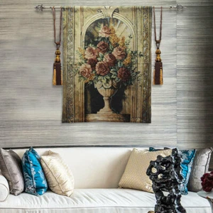 hanging painting classic nostalgic wind hanging cloth tapestry jacquard - Picture 1 of 5