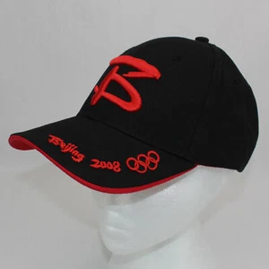 Gorra de bola ajustable de los Juegos Olímpicos de Beijing 2008 gancho negro y bucle ropa XP - Imagen 1 de 12