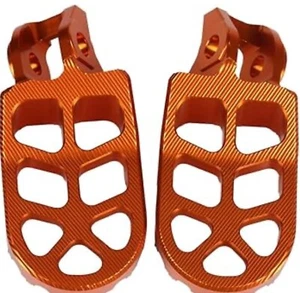 New ORANGE JFC RACING CNC Aluminum Foot Pegs - Picture 1 of 3