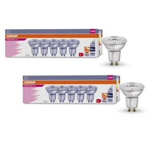 Osram Parathom PAR16 Leuchtmittel mit GU10-Fassung | 10er-Set | Dimmbar | 4000 K - Bild 1 von 3