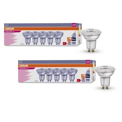 Osram Parathom PAR16 Leuchtmittel mit GU10-Fassung | 10er-Set | Dimmbar | 4000 K - Bild 1 von 3