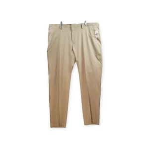 NWT Saks Fifth Avenue Slim Fit Dress Pants Flat Front Size 42 x 32 Desert Tan - Picture 1 of 10