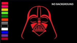 DARTH VADEN HELMET LORD VADER STAR WARS, Decal Stickers for Cars, Window, Laptop - Picture 1 of 12