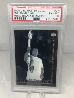 2000 Upper Deck Master Collection #27 Muhammad Ali PSA 6 (17 in all grades) - Image 1 of 2