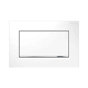 GEBERIT Betätigungsplatte Sigma30, für Spül-Stopp-Sp. weiß / glanzchrom / weiß, - Bild 1 von 1