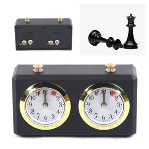 Analog Chess Clock Timer International Chess Timer Analogue Clock Mechanical USA - Picture 1 of 9