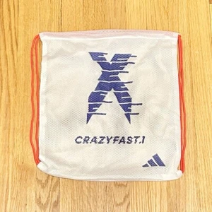 Adidas Crazyfast.1 Mesh Soccer White/Power Blue Cleat Bag - Picture 1 of 2