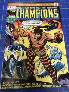 THE CHAMPIONS #1 VF-🔥GHOST RIDER BLACK WIDOW HERCULES 🎥MARVEL MCU? - Picture 1 of 8