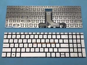 For HP Pavilion 15-eg 15-eg0021nr 15t-eg 15-eg0xxx Spanish Keyboard Silver - Picture 1 of 5