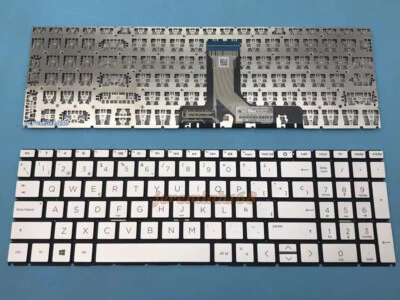 NEW For HP Pavilion 15-eh0085nr 15-eh0097nr 15-eh1097nr Spanish Keyboard Silver - Image 1 of 4