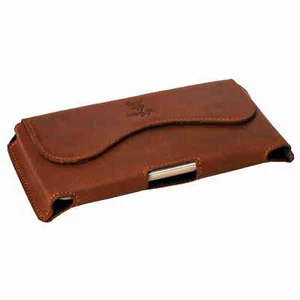 Funda de cuero auténtico para móvil Matador marrón óxido clip de cinturón-2 Sony Xperia XZ Premium - Imagen 1 de 5