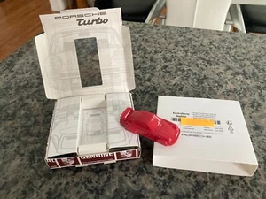PORSCHE DESIGN NEW 930 TURBO AIR FRESHENER DIFFUSER W/BLOSSOM EXPERIENCE IN RED - Picture 1 of 21