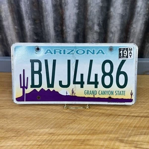 Arizona State License Plate Tag Man Cave Decoration Craft Expired 5/19 BVJ4486 - Picture 1 of 4