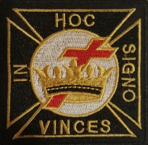 Knight's Templar "In this sign conquer" Christian Order Patch - Picture 1 of 1