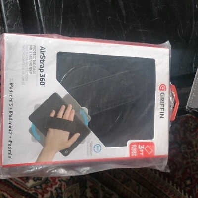 Genuine Griffin AirStrap 360 Secure Impact Case for Ipad Mini /2/3 Black   - Image 1 of 2