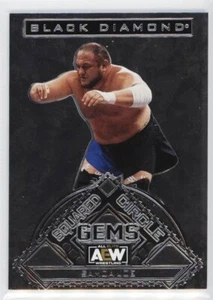 2024 AEW Black Diamond Samoa Joe SP Squared Circle GEMS Card /99 - Bild 1 von 2
