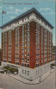 The Onondaga Hotel Syracuse New York NY US Flag c1910s Postcard 10798.5 - Picture 1 of 7