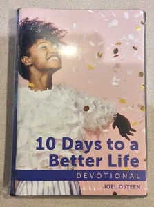 Joel Osteen 10 Days To A Better Life Audio CD Devotional Book Inspirational Set - Foto 1 di 3