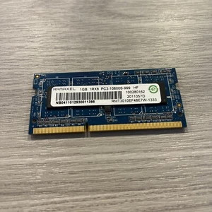 Ramaxel 1GB 1RX8 PC3-10600S-999 DDR3-1333 MHz Laptop Memory Module - Picture 1 of 4