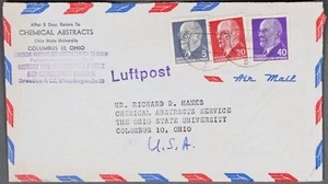 Mayfairstamps Deutschland 1964 DDR nach Columbus OH Luftpost aar_86507 - Bild 1 von 2