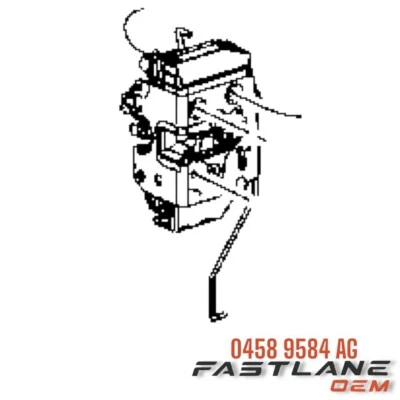 2007-2017 JEEP WRANGLER ELECTRIC REAR TAILGATE LATCHES NEW OEM 0458 9584 AG - Imagem 1 de 4