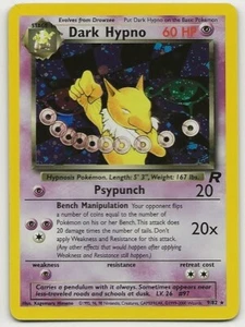 1995 POKEMON DARK HYPNO 60HP 9/82 - Picture 1 of 3