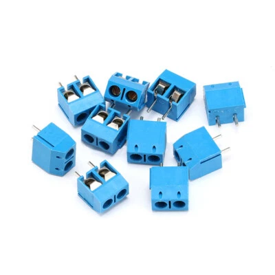 PCB Screw Terminal Block Panel Mount Connectors 300V 16A 2/3 Pin Way 5.0mm Pitch - Image 1 of 4