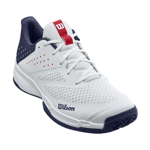 Wilson Kaos Stroke 2.0 Men's All Court Tennis Shoes - White/Peacoat/Red - Picture 1 of 6