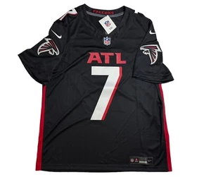 Large Bijan Robinson #7 Vapor FUSE Jersey Black Atlanta Falcons Authentic NWT - Picture 1 of 9