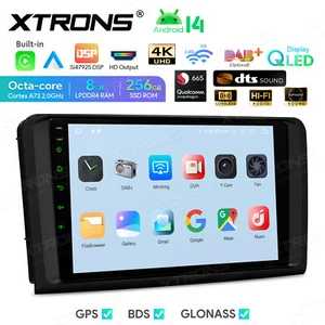 8 Core QLED Android 14 Car Stereo GPS 8+256GB For Mercedes Benz ML/GL W164 X164 - Picture 1 of 17