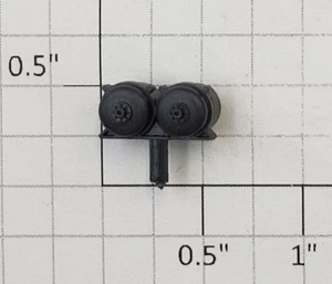 Athearn 10536 HO GP-7 Black Air Tank (2) - Picture 1 of 2