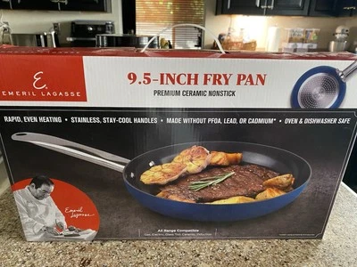 New in box Premium Ceramic Nonstick Frying Pan by Emeritus Lagasse 9.5” - Image 1 of 3