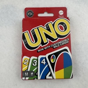 UNO Classic Card Game with Customizable Wild Cards New Free Shipping - Picture 1 of 5