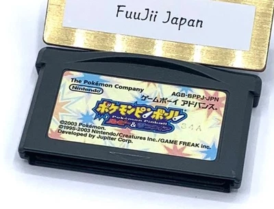 Pokemon PinBall Ruby & Sapphire GBA Game Boy Advance Gameboy Japanese Tested - Image 1 of 4